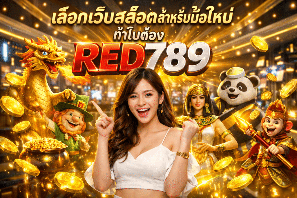 เลือกเว็บสล็อตสำหรับมือใหม่ ทำไมต้อง RED789