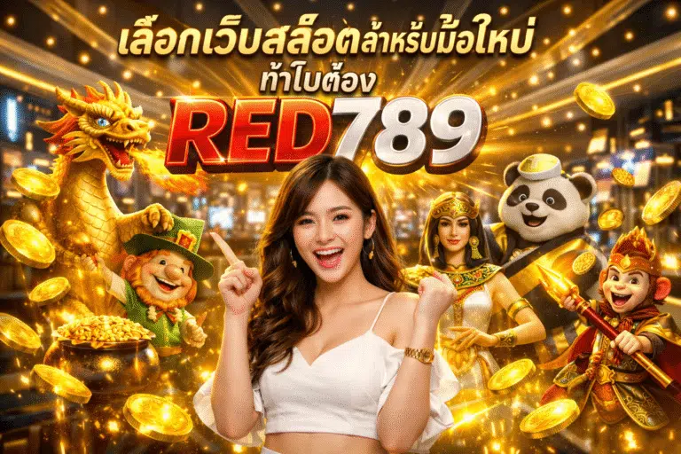 เลือกเว็บสล็อตสำหรับมือใหม่ ทำไมต้อง RED789