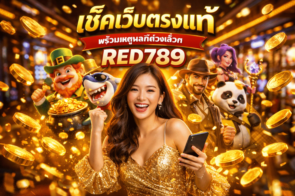 เช็คเว็บตรงแท้ พร้อมเหตุผลที่ต้องเลือก RED789