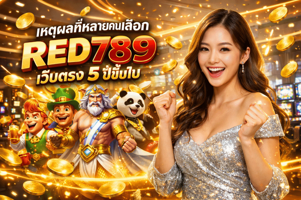เหตุผลที่หลายคนเลือก RED789 เว็บตรง 5 ปีขึ้นไป
