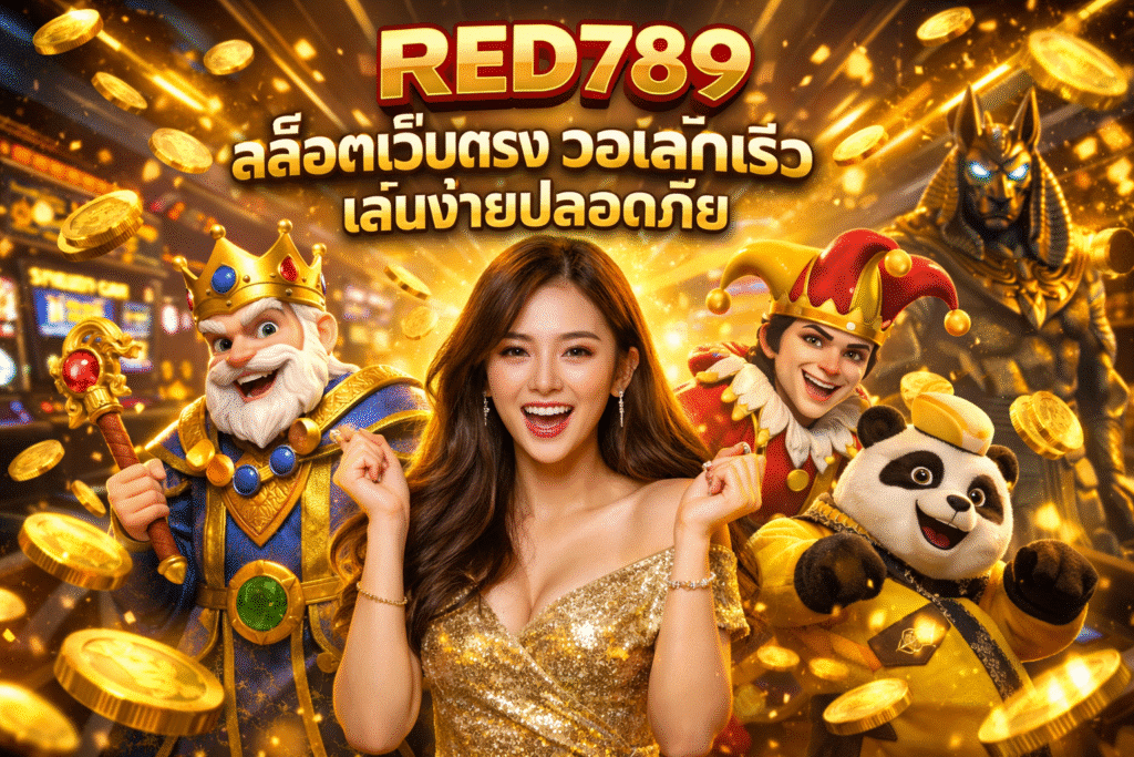 RED789 สล็อตเว็บตรง วอเลทเร็ว เล่นง่ายปลอดภัย