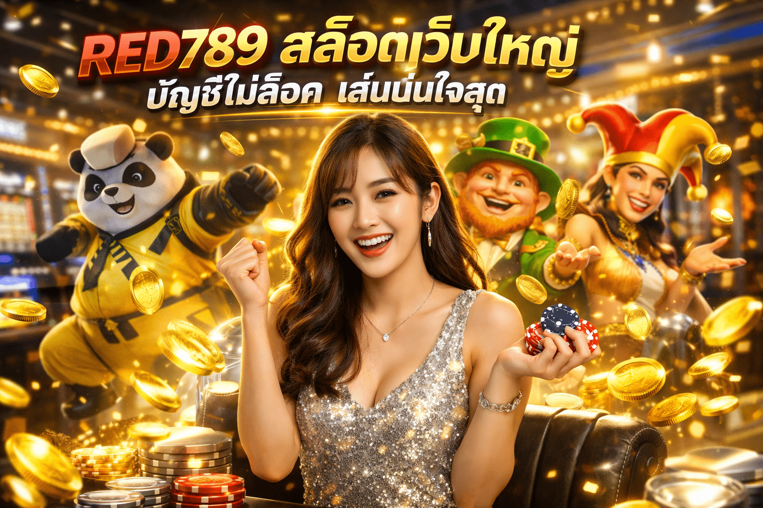 RED789 สล็อตเว็บใหญ่ บัญชีไม่ล็อค เล่นมั่นใจสุด